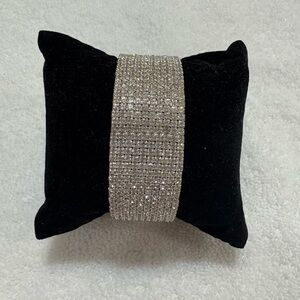 NWOT Anne Klein Sparkling Silver Crystal Bracelet